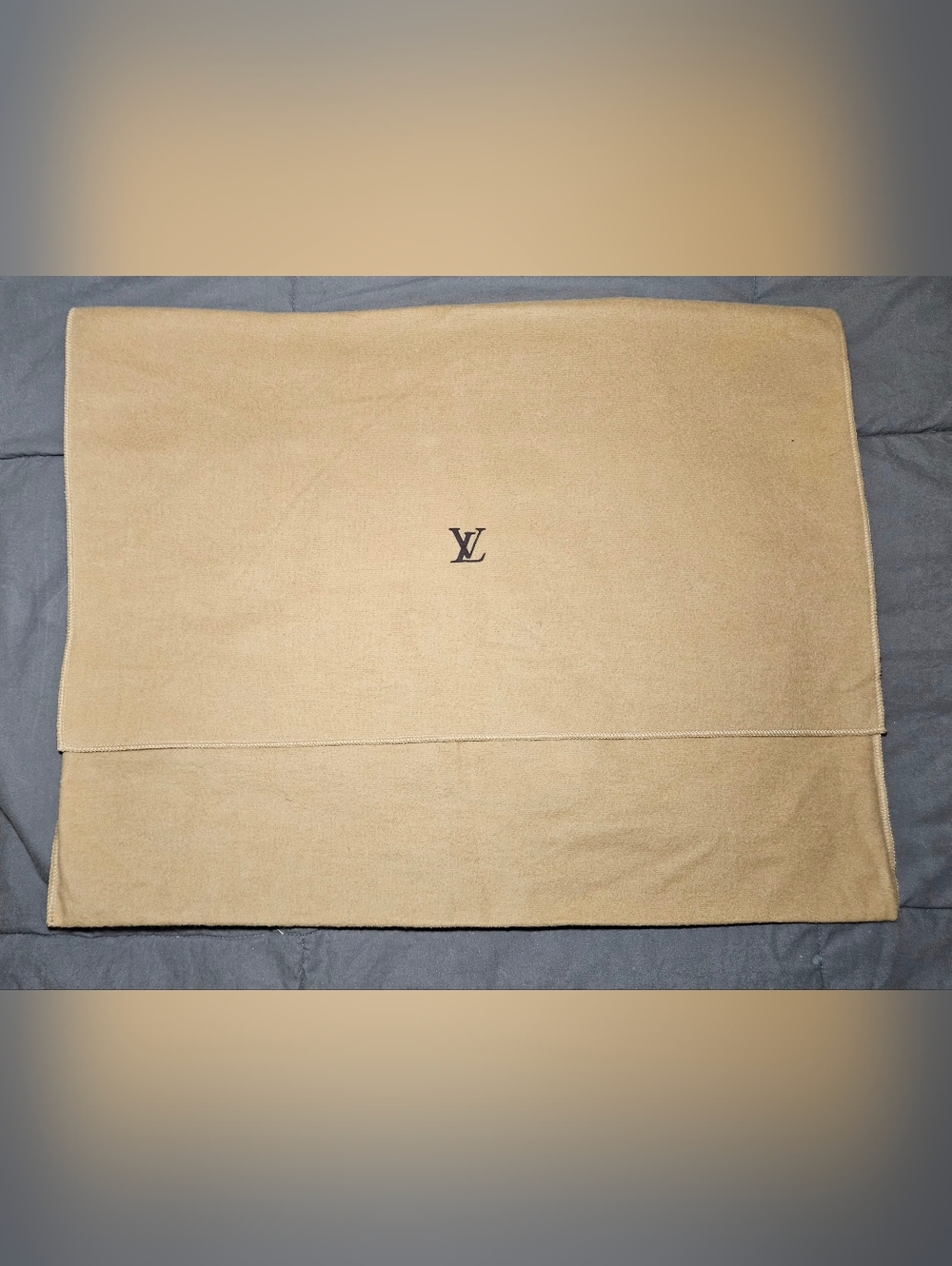 Louis Vuitton XL Vintage Dust Bag Envelope Flap Keepall Neverfull Handbag Cover